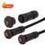 Rigoal 2 3 4 5 Pin M19 Panel Mount Waterproof Connector Outdoors Industrial LED