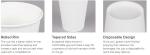 Takeaway Recyclable Paper Cups With Lids Custom Made Colorful PE Coating Paper