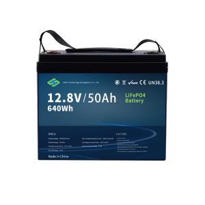 Wholesale Hertz 1250 LiFePO4 Battery 12.8V 50Ah 640Wh IP65 with Optional LCD &amp; Bluetooth by Helith Technology from china suppliers