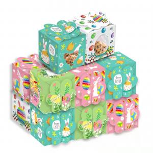Wholesale Handmade Cartoon Easter Egg Box , Paperboard Easter Chocolate Hampers from china suppliers