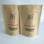 Customized Paper Bag Packaging Vegetable Seeds k Valve Smell Proof For Coffee /
