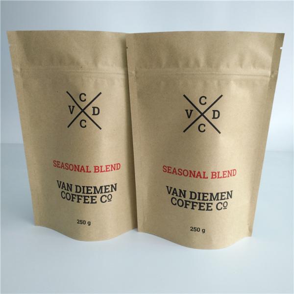 Customized Paper Bag Packaging Vegetable Seeds k Valve Smell Proof For Coffee /