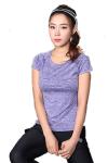 CPG Global Spring Summer Stretched 2 Pieces Sets Short Sleeves Gym Running