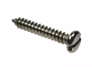 Wholesale Stainless / Carbon Steel Self Tapping Wood Screws With Slotted Pan Head from china suppliers