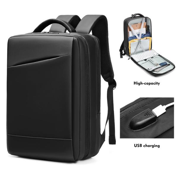 Factory hot sell custom black backpack men light Laptop Bags high quality school