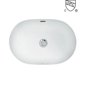 Wholesale UPC Under Counter Basin , Ceramics Glazed Oval Wash Hand Basins from china suppliers