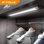 12 Lights Battery Powered Cabinet LED Light with Adhesive Installation No Timer