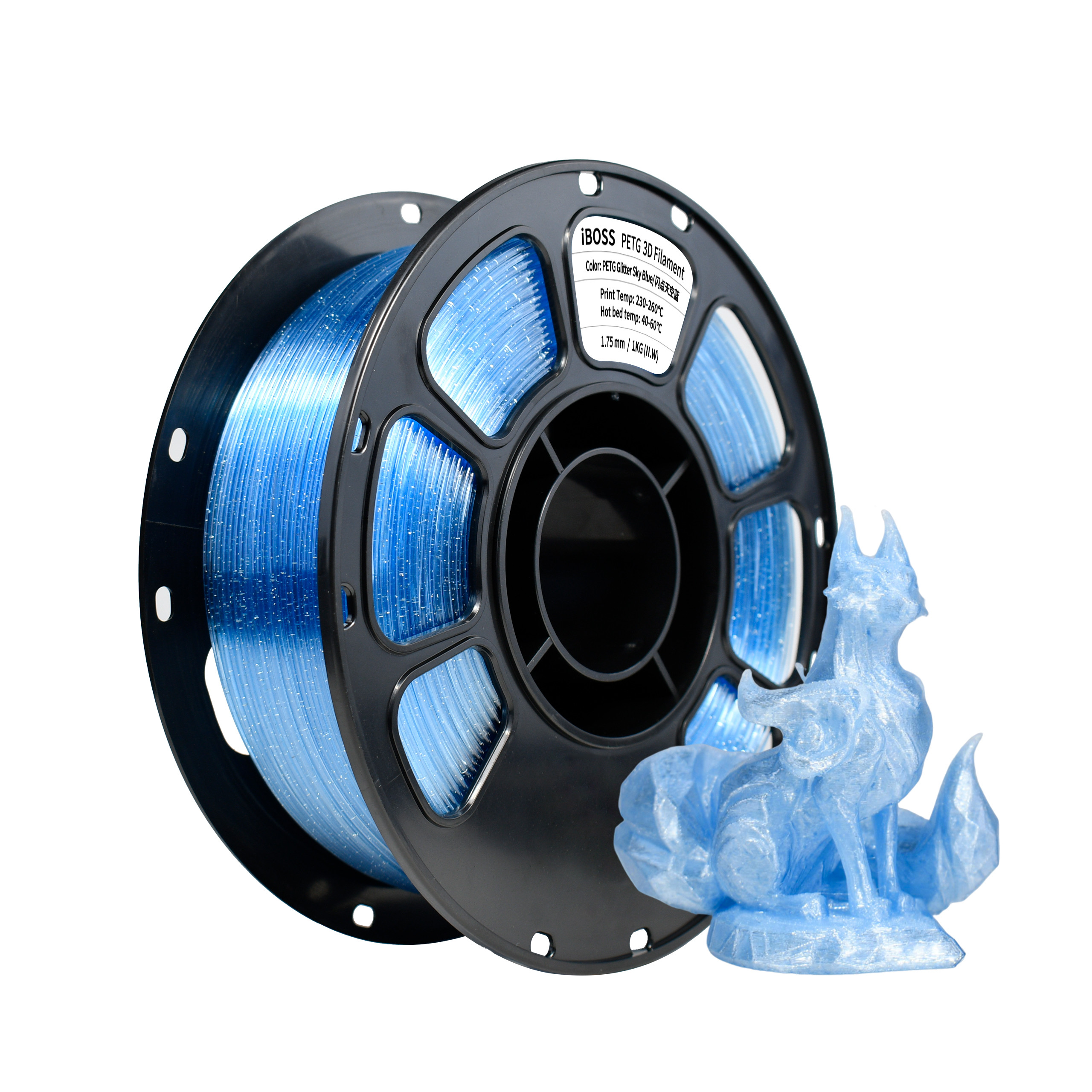 3d Printing Filament Flash Point Sky Blue Color PETG Filament 3D Printer