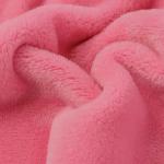 Recycled Polyester Coral Fleece Fabric For Pajamas Medium Weight 150d*144f