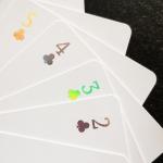 High Grade Laser Hot Stamping Waterproof Poker Flash Game Card Holographic Foil