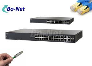Wholesale SG300 28PP K9 CN Cisco Stackable Switches / Store And Forward Cisco SG300 Switch from china suppliers