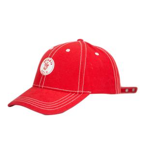 Wholesale Fashionable Customize Red Metal shoes buckle patch Logo baseball sports Hats Caps from china suppliers