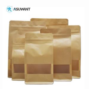 Wholesale Gravure Printing VMPET 150 Mic Kraft Paper Zipper Bags from china suppliers