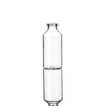 Bulk 25ml Clear Tubular Glass Vials With Rubber Stopper Silk Screen Printing