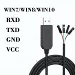 FTDI Chipset FT 232 5V 3.3V USB to 4 PIN Dupont Uart TTL Serial Converter Cable