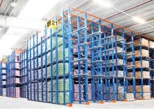 Wholesale Industrial Drive In Pallet Racking , Steel Pallet Rack Warehouse Storage Solution from china suppliers