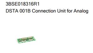 Wholesale DSTA 001B 3BSE018316R1 ABB Connection Unit for Analog from china suppliers