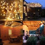 Globe String bulb Lights Battery Operated, 16.4ft 50 LED Small Ball Fairy Lights