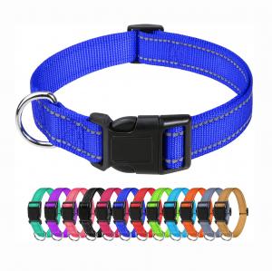 Wholesale Adjustable Safety Personalized Pet Collars Nylon Dog Collars With Buckle from china suppliers