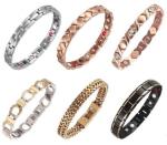 Gold PVD Metal Vacuum Coating Services, Stainless Steel Stretch Bracelet Copper