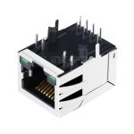 LPJ0012GFNL 100 Base-T Single Port Mag Jack RJ45 Tab Down G/G Leds