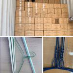 Display Type Pants / Trouser Guard Clear Blue / Pink Glue For Laundry Shops