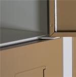 Easy Assembly KD Structure 33 Door Metal Lockers 0.7mm Thickness Electrostatic