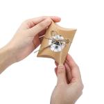 Folding Gift Box with Rope Spice Handicraft Kraft Paper