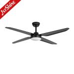 52 Inch Indoor Modern Ceiling Fan 5 Speed Quiet DC Motor Reversible With Light