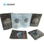 CMYK 3.5g Mylar Bags Smell Proof Zipper Pouch For Weed Marijuana
