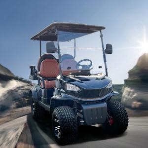 Wholesale Support ODM OEM 6-seater Lifted Golf Cart With Cargo Box For 70-90km Driving Mileage Electric Powered Golf Hunting Cart from china suppliers