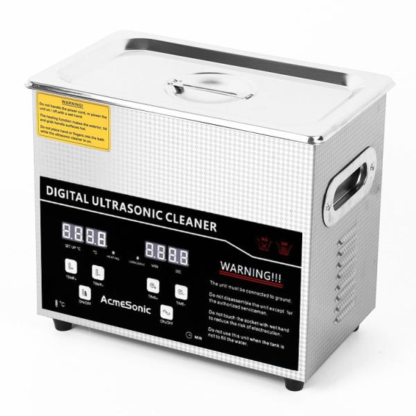 SUS 304 Ultrasonic Cleaner 60W Ultrasonic Power Digital Cleaner For Deep