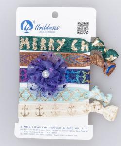 Wholesale Christmas Design Elastic Hair Bands Various Colors Elastic Waistbands Printed from china suppliers