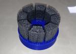 Deburring Tufted Abrasive Disc Brushes / Abrasive Nylon Brush 75mm OD X 16mm ID
