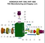 Rongsheng F1600 mud pump pulsation damener, RSF-1300 mud pump, RSF-1000 mud pump