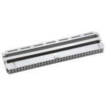 64 Pin 2.54 Mm IDC Connector Single Contact Gray Insulation For Flat Cable