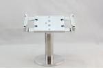 7-10 inch tablet pc metal display lock stand , base diameter is 12cm