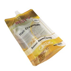 Wholesale Honey bee packaging bag,Bee flexible packing stand up bag with spout out from china suppliers