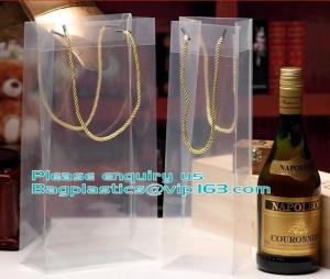 Wholesale Transparent Plastic PP Shopping Handle Bag with Handle,clear white nylon handle PP/ PVC plastic bag for food packaging from china suppliers