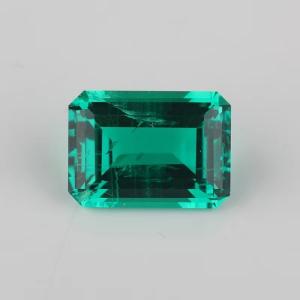 Wholesale 7*9mm Octagon Emerald Cut Green Synthetic Emerald Stone Forever One Color Moissanite from china suppliers