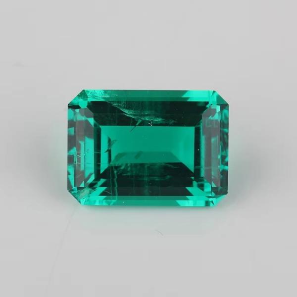 7*9mm Octagon Emerald Cut Green Synthetic Emerald Stone Forever One Color