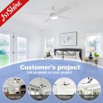 Lighting and Circuitry Design 60 Inch Big Airflow DCF-W986 LED Ceiling Fan with