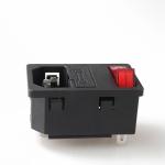 LZ-14-F16 10A 250V Power Outlet AC socket IEC INLET Universal EU AU UK Copper CE