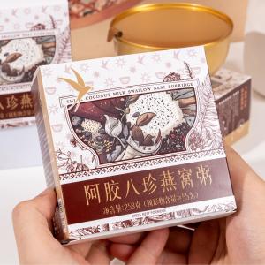 Wholesale Ejiao Bird's Nest Porridge Enhance Immunity Nutritious Breakfast Instantfoods Low Sugar And Low Calorie Healthy Organic Food from china suppliers