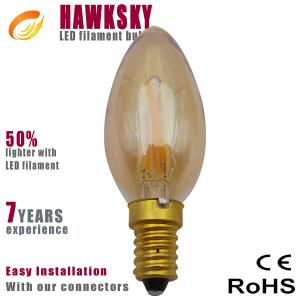Wholesale 2015 China New design 220v E14 led filament bulb dimmable from china suppliers