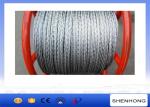 Steel Pilot Wire Pulling Rope , 18 Strands 6 Squares Braided Steel Wire Rope