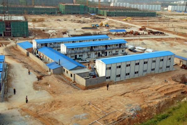 certificated prefab house temporary living quarter laborers camp/prefab labor