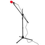 Aluminum Alloy Double Wheat Clips 65cm Tripod Mic Stand