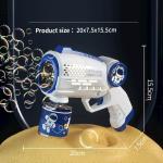 Fully Automatic Electric Toy Children's Handheld Bubble Gun Blower for Boys and