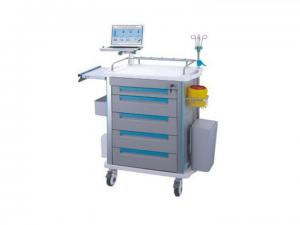 Wholesale Medical Trolley With Cart Sundry Bin Central Lock Mute Wheels from china suppliers